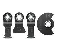 Zaagbladenset Bosch Professional 4 pièces Starlock pour sols et pose, noir