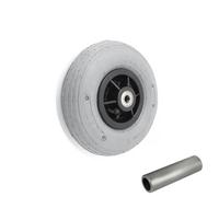 Zabi Roue pneumatique pour fauteuil roulant + douille - 2,00 x 50 cm - Roues avec pneus pneumatiques - 200 x 50 cm - Roulettes de transport