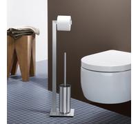 Zack LINEA Porte-brosse WC avec brosse, 40382,