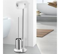 Zack SCALA Porte-brosse WC avec brosse, 40088,