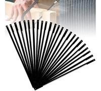 ZACUDA 24 Pièces Lames de Scie à Chantourner à 10/15/18/24 Dents Lame à Chantourner pour Scie Sauteuse en Acier Carbone Lame Scie à Chantourner avec Ergot 127mm pour Bois, Plastique, Mousse, Métaux