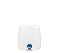 Zafferano Bilia Bicchieri Blu 44 cl Set 6 Pz in Vetro Borosilicato Fatto a Mano
