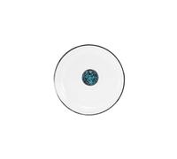 Zafferano Bilia Caleido Set de 4 Tumblers en Verre Borosilicate Soufflé à la Main, Motif Sphère Effet Ciel Étoilé Couleur Bleue, Design Élégant et Fonctionnel