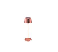 ZAFFERANO set de 3 lampes de table OLIVIA (Feuille de cuivre - Aluminium peint et polycarbonate)