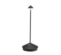 ZAFFERANO set de 3 lampes de table pour l'extérieur PINA (Noir - Aluminium peint et polycarbonate)