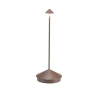 ZAFFERANO set de 3 lampes de table pour l'extérieur PINA (Corten - Aluminium peint et polycarbonate)