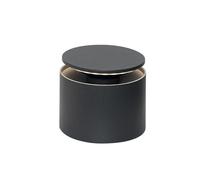 Zafferano, Lampe Push-Up, Lampe de Table Rechargeable et Sans Fil avec Contrôle Tactile, Utilisable également comme Lampe d'Extérieur, Dimmer 2200-3000 K, Hauteur 80-100 cm, Couleur Gris Foncé