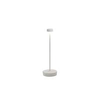 Zafferano, Lampe Swap Pro, Lampe de Table Rechargeable et Sans Fil avec Contrôle Tactile, Convient pour le Salon et l'Extérieur, Dimmer, 2700 K, Hauteur 32,5 cm, Couleur Blanc