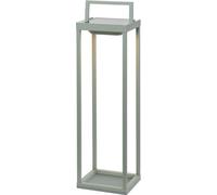 Zafferano - Lanterne Solaire À 2 Led, 56,4 Cm - Lampe Murale Et De Table À Piles 2W Avec Capteur Crépusculaire - Vert Sauge
