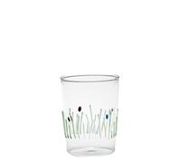 Zafferano Lot De 4 Tumbler 4 Stagioni en Verre Borosilicate Travaillé À La Main, Set De 4 Verres Colorés Multicolores pour Table Et Design Élégant