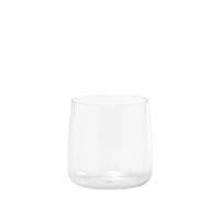Zafferano Lot De 6 Verres No Bilia Tumbler en Verre Borosilicaté Soufflé À La Main, Design Élégant Et Résistant, Transparent, Idéal pour Table