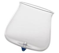 Zafferano Lot De 6 Verres Tumbler Série Pirolo En Verre Borosilicaté Bleu Design Rotatif Et Oblique Résistant Aux Chocs Thermiques Pour Table Moderne
