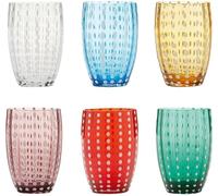 ZAFFERANO Perle 6 Verres Tumbler Mix G