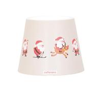 Zafferano, Poldina Cover Edition Spéciale Noël, Coque en Métal pour Lampe de Table, Compatible avec les Lampes Poldina, Crée en Italie, Ø11.4 x 8.9 cm, Couleur Beige - Père Noël