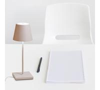 zafferano Poldina Lampe de table sans fil, LED, LD0320S3,