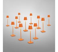zafferano Poldina Pack de 12 lampes de table LED sans fil avec base de chargement, LD0490RP+LD0490Z3#12,
