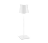 ZAFFERANO set de 3 lampes de table POLDINA (Blanc - Aluminium peint et polycarbonate)