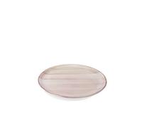 Zafferano Striche - Assiette à Pizza en Porcelaine, Diamètre 330 mm, Couleur Beige, Lavable au Lave-vaisselle jusqu'à 60° - Ensemble 2 Pièces