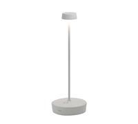 Zafferano, Swap Pro, Lampe de Table Rechargeable et Sans Fil avec Contrôle Tactile, Convient pour le Salon et l'Extérieur, Variateur à Étape, 2200-3000 K, Hauteur 29 cm, Couleur Blanc