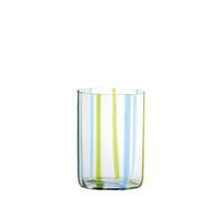 Zafferano Verre Tirache en Verre Borosilicate Bicolore Vert Aigue-Marine Boîte De 6 Pièces