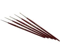 ZAHN Pinsel E107-03 Fonte rouge 5 pièces