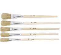 ZAHN Pinsel E10710-11 Soie naturelle 5 pièces