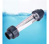 ZAICOLER Débitmètre de Liquide LZS-25 (D), Instrument de Mesure de Débit de Type Tube de Haute Précision pour Surveiller le Débit de Liquide, Plastique ABS, 60-600 L/H