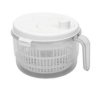 ZAICOLER Essoreuse à Salade à Manivelle, 24 X 21 X 13 Cm | Séchoir à légumes centrifuge, PET PP, couvercle amovible, préparation de cuisine