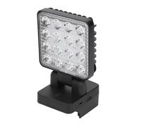 ZAICOLER Lampe de Travail à LED, étanche IP67, Projecteur Rotatif à 360 Degrés avec Port USB et Type C, Lampe Alimentée 18 V pour Extérieur, Intérieur, Chantier, Atelier, Garage