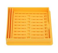 ZAICOLER Pochoir Porte-notes Adhésifs, Distributeur en Plastique Polyvalent pour Espace de Travail organisé 3x3 Pouces, Idéal pour le Bureau et les étudiants (YELLOW)