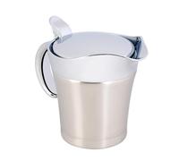 ZAICOLER Pot à Sauce 450 Ml/750 Ml, Saucière Thermique à Double Isolation en Acier Inoxydable 304, Fournitures Essentielles de Cuisine avec Bec Anti-goutte, Idéal pour la Sauce Tomate, la Crème,