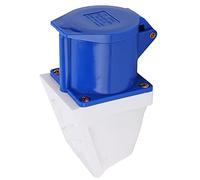 ZAICOLER Prise de Courant Industrielle 32A 3 Broches 220-250V IP44 | Connecteur électrique, Coque ABS, Guide de Tige en Laiton, Protection contre les éclaboussures, Utilisation Intérieure et