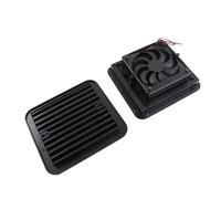 ZAICOLER Ventilateur d'aération Latéral 12 V, Ventilateur de Refroidissement à Faible Bruit, Ventilateurs d'extraction avec Volets 'aération Unidirectionnels et Vent Fort, Idéal pour Voiture,