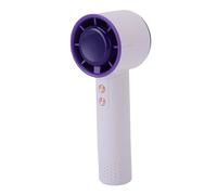 ZAICOLER Ventilateur Portatif Rechargeable, Ventilateurs Portables 3000 MAh, Ventilateur Personnel à 120 Réglages de Vitesse avec Lumière LED 7 Couleurs, Idéal pour les Voyages, la Maison, le Bureau