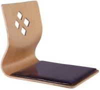 Zaisu Chaise de sol japonaise pliable en bois, parfaite pour la maison, le bureau et la méditation, assise basse élégante pour plus de confort et d'économie d'espace