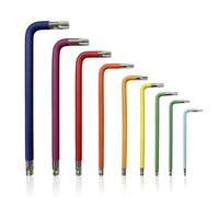 zaknszan Jeu de 9 Clés Torx, Set de Tournevis Torx llen étoile inviolable, Tailles T10 à T50, Acier Cr-V anticorrosion, Avec boîte de Rangement