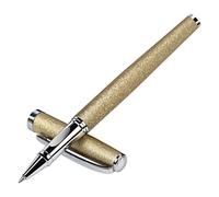 Zalantan Stylos de luxe avec cage, stylos à bille fantaisie, expérience d'écriture lisse, design élégant sans effort, coffret cadeau avec 2 recharges noires de 0,5 mm (doré)