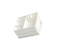 Zambuph Cas Maquillage Grille De Stockage Bijoux De Bureau Cosmétiques Tiroir Divers Conteneur Rouges À Lèvres À La Mode Titulaire Cabinet, Blanc