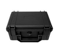 Zambuph Coffret de Rangement pour clés, boîte à Outils Portable, étui Rigide de Rangement, Organisateur de Voyage étanche pour appareils Photo et, Noir, 28 x 24.3 x 13.1 cm