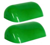 Zambuph Lampe de table rétro verte style banquier visionnaire, idéale pour