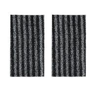 Zambuph Lot de 2 éponges de douche exfoliantes pour hommes et femmes, 2 serviettes toilette extra longues en polyester, UN