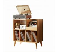 Zambuph Meuble de Rangement pour disques vinyles Imitation Bois | bibliothèque