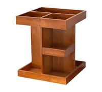 Zambuph Organisateur de Maquillage Rotatif Vanity Brown Gifts : transformez Votre Espace en Un élégant Centre de beauté Tout en gardant Vos cosmétiques