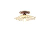 Zambuph Plafonnier Dearlan Lustre élégant en verre bullé Luminaire encastré