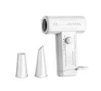 Zambuph Souffleur de poussière portatif, sèche-cheveux, pompe à air pour le camping, mini-éclairage d'urgence, lampe de camping extérieure, ABS, blanc