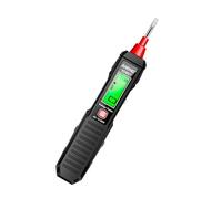 Zambuph Testeur de tension portable à induction intelligent avec écran LCD, structure légère et facile à utiliser. Fixez-le la perche et insérez le, Noir, 16.64 x 2.96 x 1.8 cm