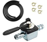 ZAMDOE 07-403 Vanne d'arrêt de Carburant en Ligne Robuste à 180 degrés pour gaz Diesel Essence pour Scagg 48568 pour Oregon 07-403, pour Conduite de Carburant 1/4"