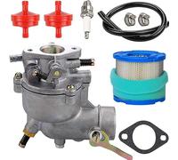 ZAMDOE 390323 Carburateur Replacemnet pour Briggs & Stratton 398170 398170 7HP 8HP 9HP moteurs horizontaux 194412 190432 190402 170401 Moteur, avec joints Air Fiter Filtre à carburant