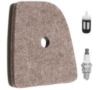 ZAMDOE 4149 120 1800 Filtre à air pour STIHL KM130 KM130R FS94 FS94C FS94RCHL91C HL92C HL94C HL92 HL94 HL91 HL91KC HL92KC HL94C HL94KC débroussailleuses avec Filtre à Carburant et Bougie d'allumage