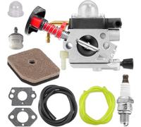 ZAMDOE 4237 120 0621 Carburateur pour Stihl New Type HS82 HS87 HS82R HS82RC HS82R HS82T HS87R HS87T HS87T Taille-Haies Carburateur avec Filtre à air Bougie d'allumage